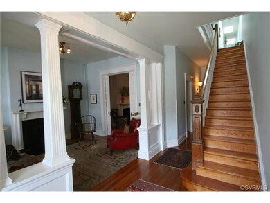 Another view of the Entrance Hall which opens to t