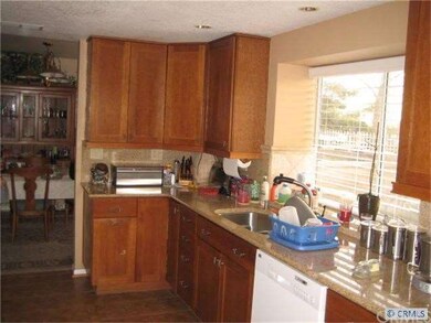 Kitchen with granite countertops