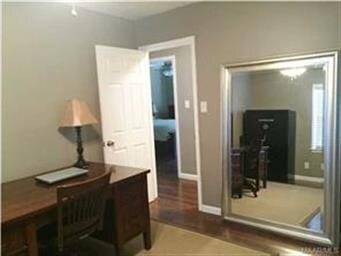 The first bedroom has an entry door from the great