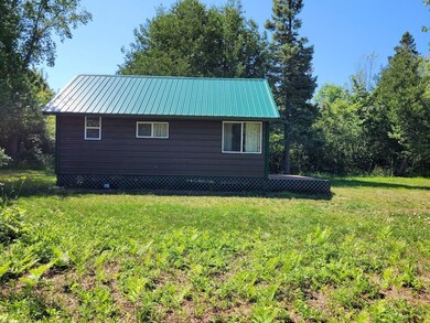 side of cabin