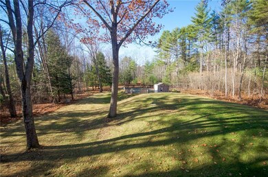 Well landscaped back yard with in...