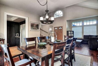 Plenty of room in this dining room and just steps 