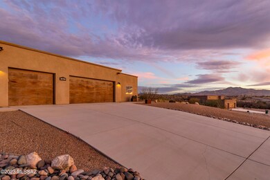 3 car and a long driveway