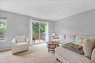 Large living room with balcony access
