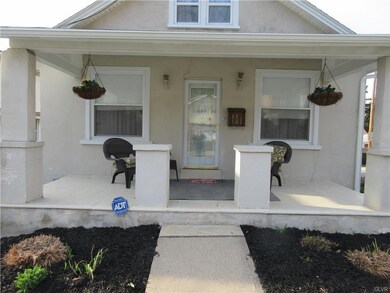 Covered front porch