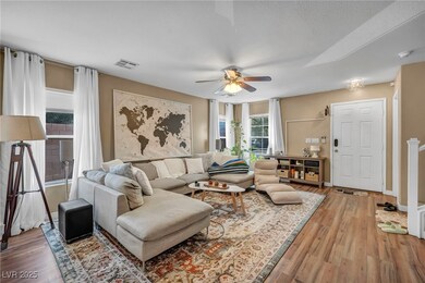 Living room with wood finished floors and ceiling