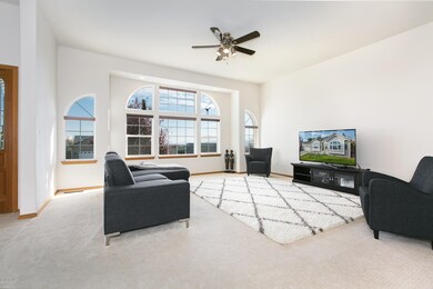 Living room w/ nice view to east!