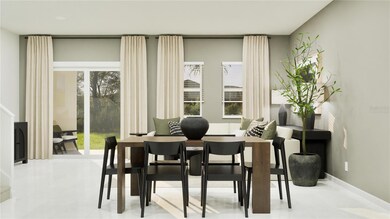 Virtually staged. Dining