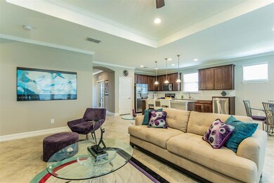 Open Concept Living Room w/ Kitchen in back