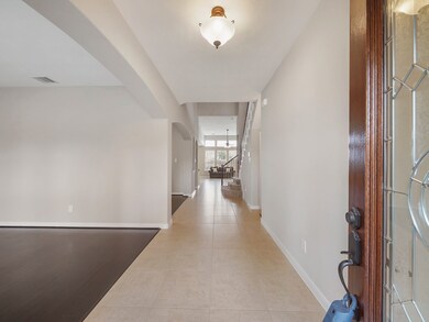 As you step through the gorgeous entryway, you’ll