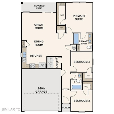 View of room layout