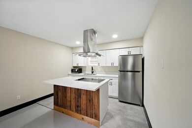 All NEW appliances. Electric cooktop and fridge. Stainless steel sink. No dishwasher