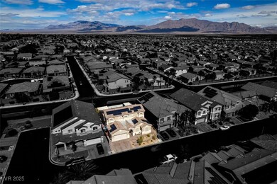 Bird's eye view with a residential view and a moun