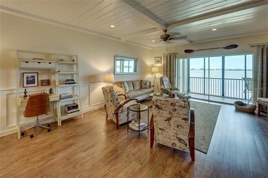 Calming living room with plenty of room for entert