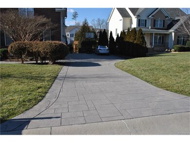 Stamped concret drive