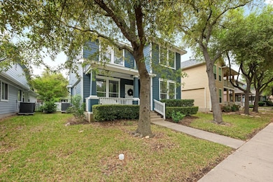View of front of property with central air condit