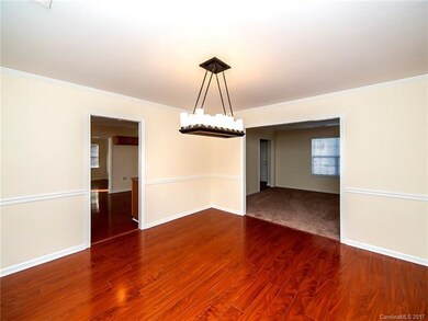 Large dining room with easy access to the kitchen 