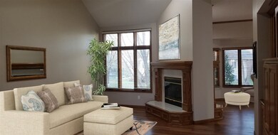 Living Room with Gas Fireplace