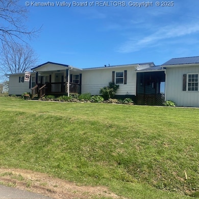 Front with 2 car garage