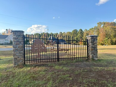 Gate featuring a lawn