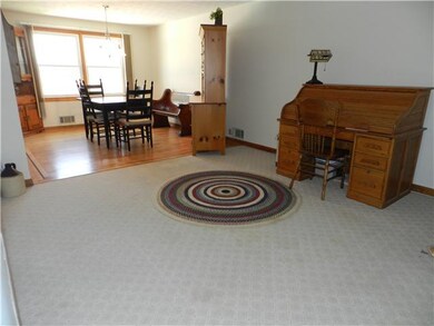 Living Room. Living room looking into dining room.