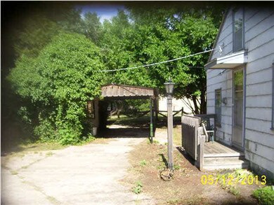 Front carport next to the workshop