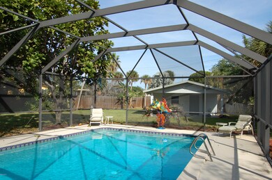 Pool view East to Detached Garage