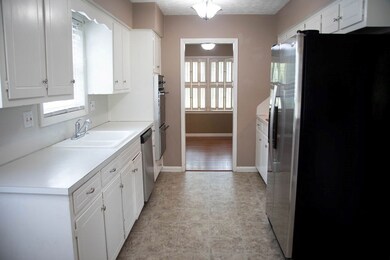 Galley style kitchen