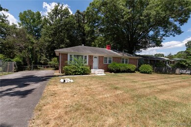 View of front of home with a front lawn