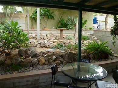 Garden view adjacent patio