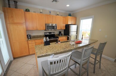 Stainless Steel appliances & granite
