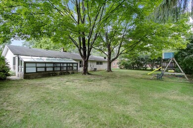 View of the home's rear exterior