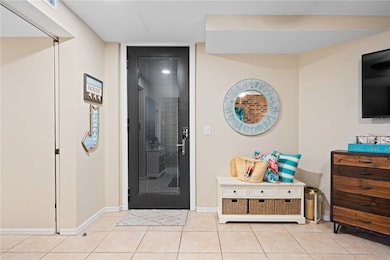 Main entrance leads into the second living area.