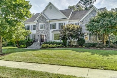 This home is situated on a .47 acre lot which back
