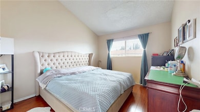 High ceiling main bedroom.