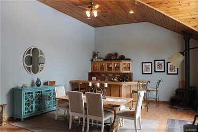 Family room with gas fireplace