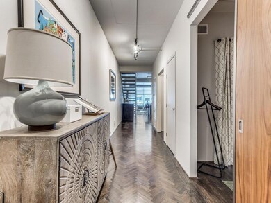 View of entry hallway from front door. Notice the 