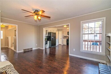 Continue to the hearth family room with new dark w