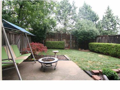 Refreshing patio area