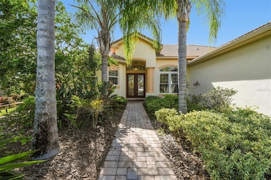 Upgraded landscaped entryway