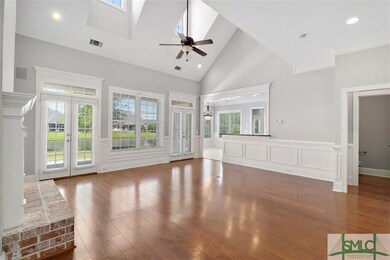 Great room view to kitchen.