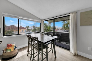 Hi-top table & chairs with a view