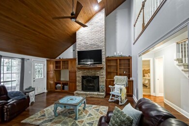 18 FT BEAD BOARD CEILING IN DEN!