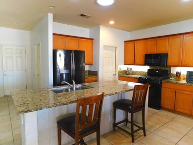 Kitchen from back slider