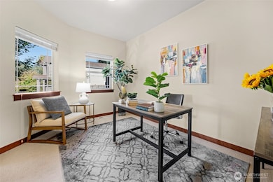 Den/Office flex space on the left as you enter with entrance to back kitchen ares.