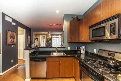 Open to dining and living area