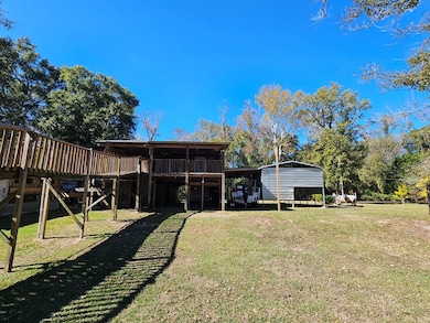 Walk way and back of home