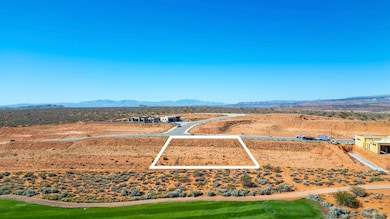 Bird's eye view of a mountainous background