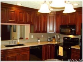 New Kitchen w/Cherry Cabinetry