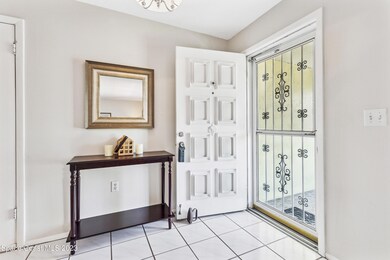 Bright and open front entrance